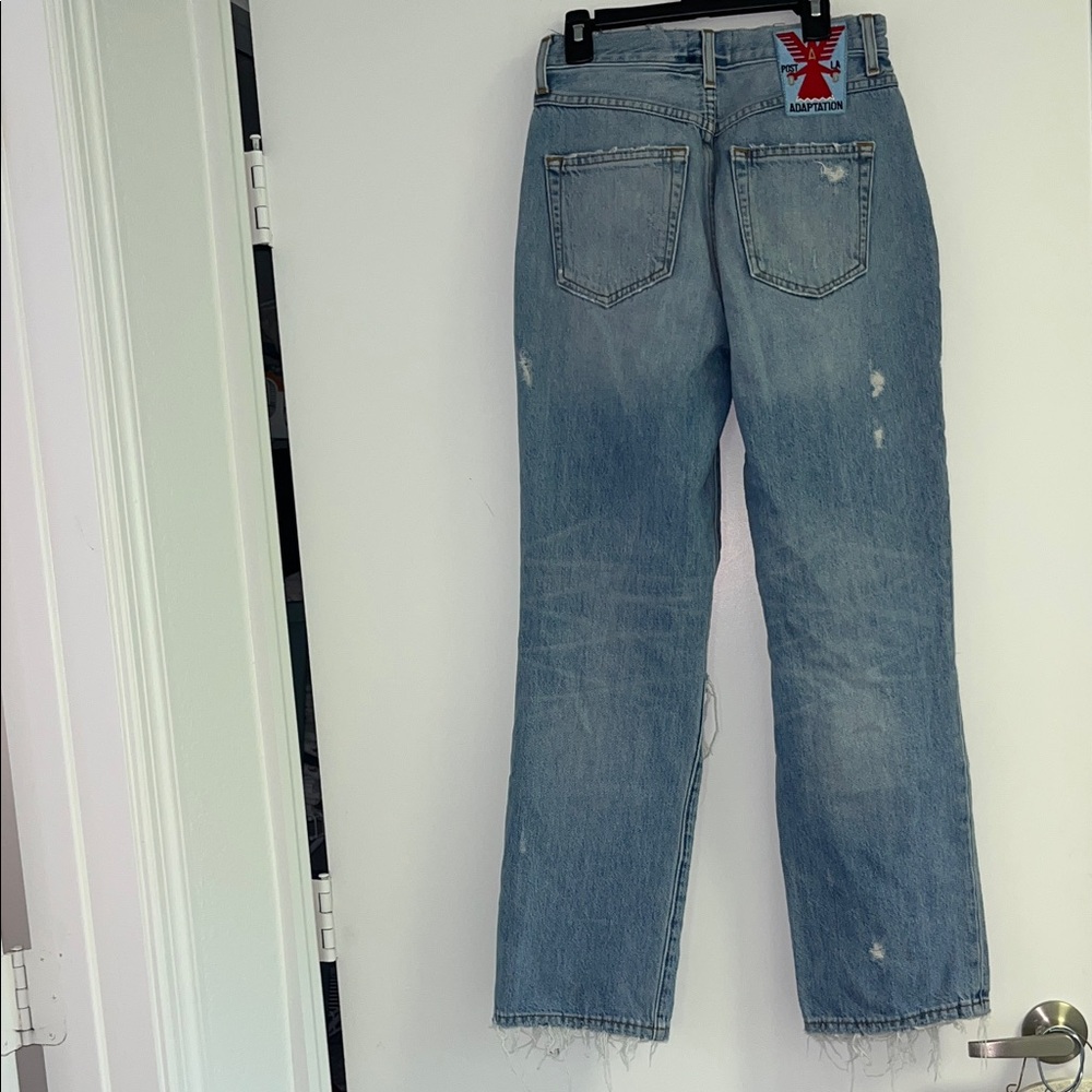 🇺🇸Adaption Distressed Blue Jeans Barney’s of New York 🇺🇸 Size 26X36 - Picture 7 of 10